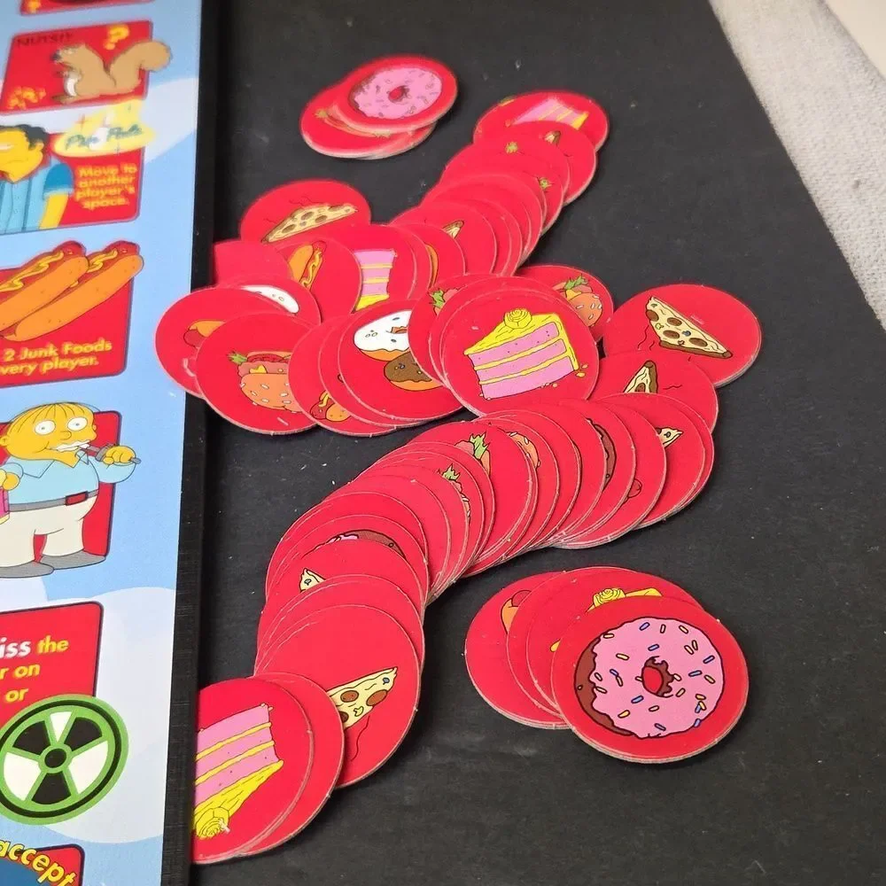 The Simpsons Loser Takes All Party Game COMPLETE RoseArt 2001‎